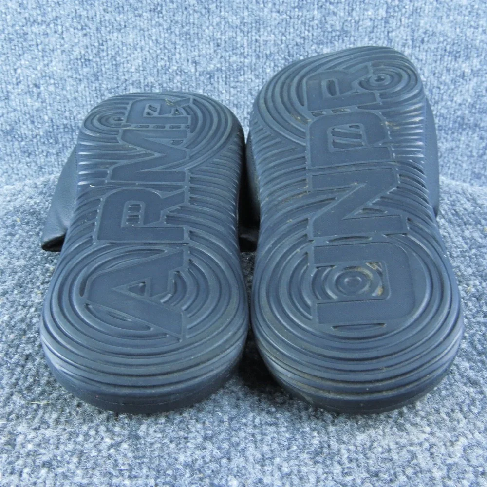 Under Armour Comfort Men Slide‎ Sandals Size 8 Medium Black Synthetic Slip On